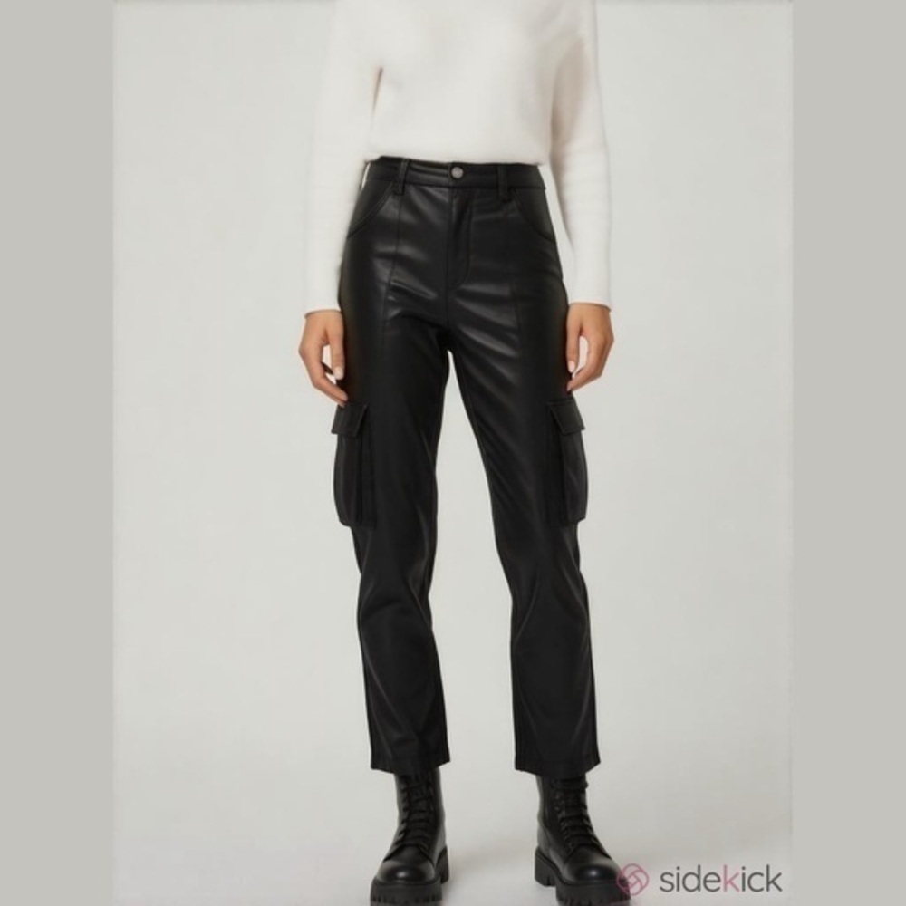Zara Black Wide Leg Pants Sleek Modern Design